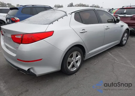 2015 Kia Optima Lx из США, поврежденный, VIN 5XXGM4A74FG395393